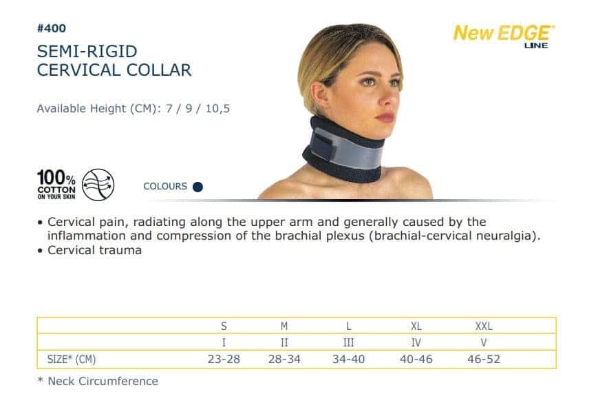 Cervical Collar Semi Rigid PAVIS art 400 - Eko Medika