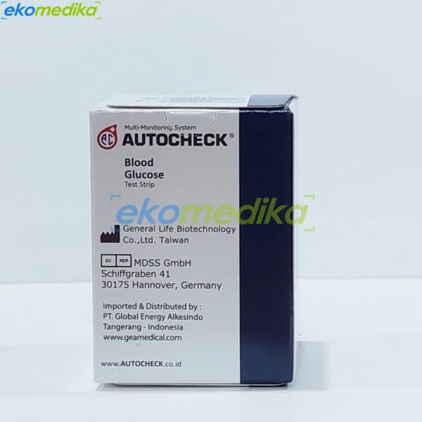 Autocheck Rd Strip AUTOCHECK Glucose / Gula Darah isi 25T - Eko Medika