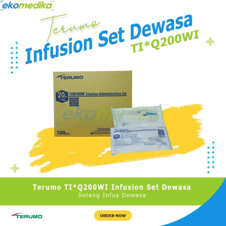 Infusion Set Dewasa TERUMO TI*Q300WI (Box isi 100 Pcs) - Eko Medika