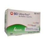 Jarum Insulin Hijau BD Ultra-Fine 4mm Isi 100
