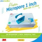 3M Micropore 1 inch - Plester Putih - Surgical Tape