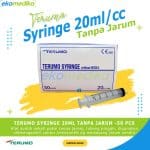 TERUMO Syringe 20ml Lubang Pinggir isi 50 (Without Needle)