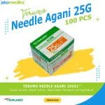 TERUMO Disposable Needle AGANI 25G x 1 isi 100 pcs