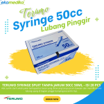 TERUMO Syringe Spuit 50cc 50ml Lubang Pinggir Eccentric_20ea TANPA JARUM
