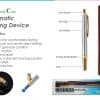 2. Lancing device Pen Lancet Pena Bekam General Care Stainlees SS GC 2. Lancing Device Pen Lancet Pena Bekam General Care Stainlees Ss Gc