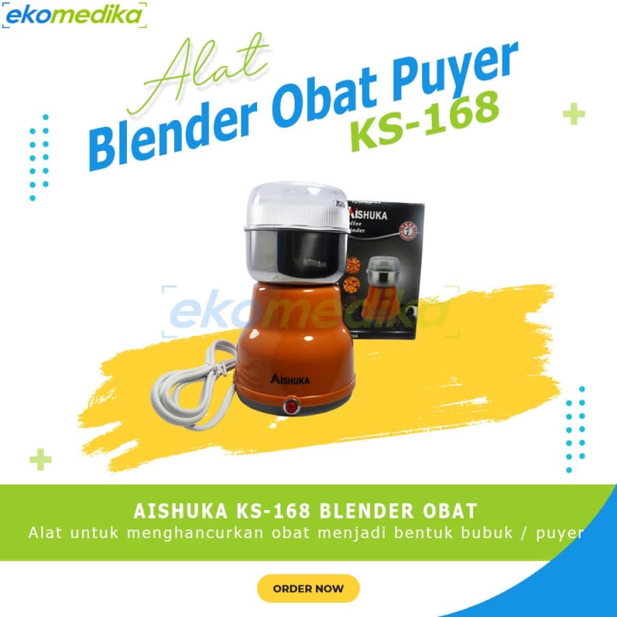 Blender Obat Aishuka Ks 168 Blender Obat Puyer 1