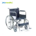 Kursi roda jumbo GEA FS 874-51 dengan rangka baja chrome dan dudukan lebar 51 cm