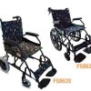 Kursi Roda GEA FS 863M Aluminium Wheelchair Gea fs black steel FS 863