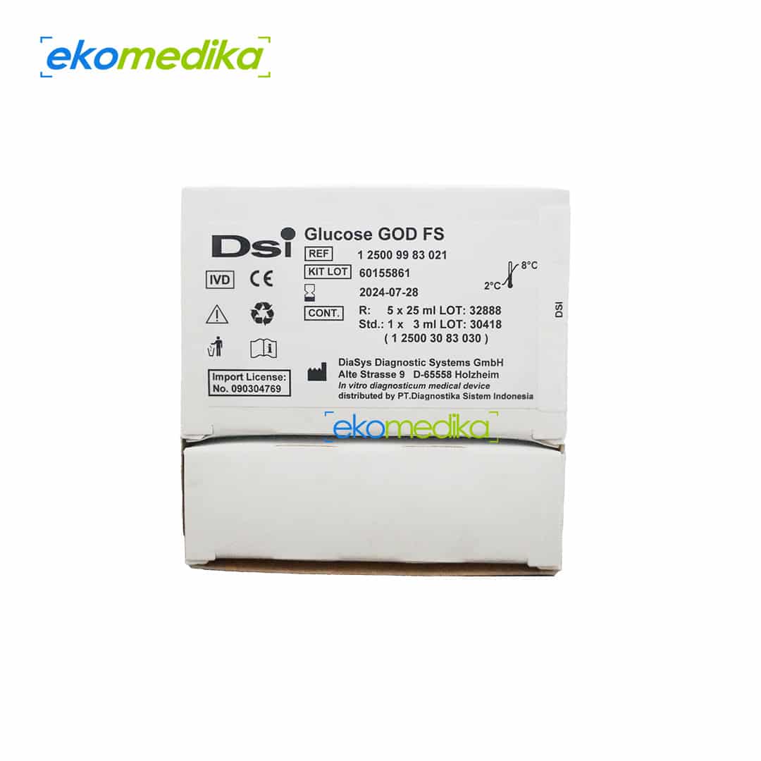 Dsi 125009983021 glucose god fs 5x25ml+ 1x3ml std