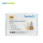 FAMILY-DR-TDLancet darah FAMILY DR TD-5083 Aktivsafe 28G – lancet steril sekali pakai untuk pemeriksaan gula darah
